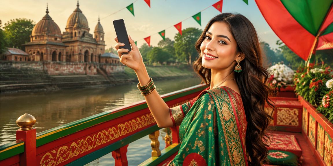 বাংলাদেশে মোবাইলে ক্যাসিনো গেম উপভোগ করছেন একজন ব্যবহারকারী